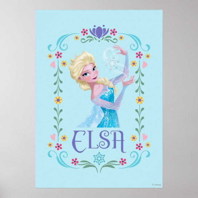 Poster Elsa | Mes pouvoirs sont forts (Devant)