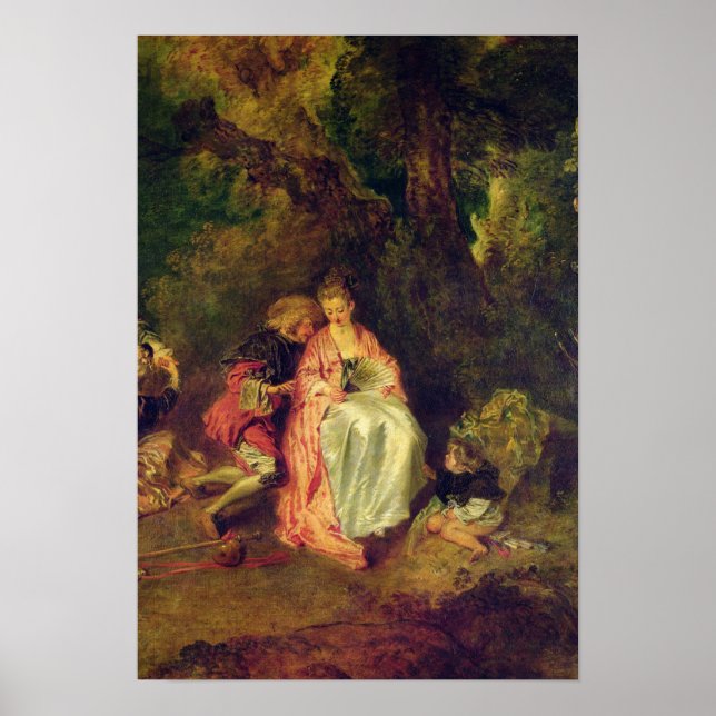 Poster Embarquement pour Cythera, c.1717 (Devant)