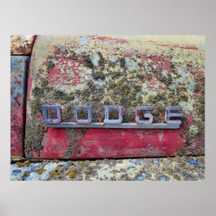 POSTER EMBLÉE DE LA BOUE DE CAMION DE DODGE 1947