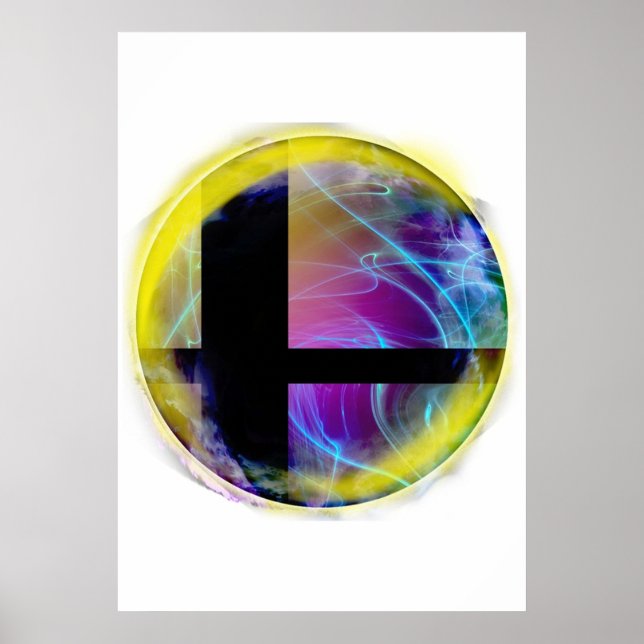 Poster Emblème De Balle Smash De Super Smash Bros (Devant)