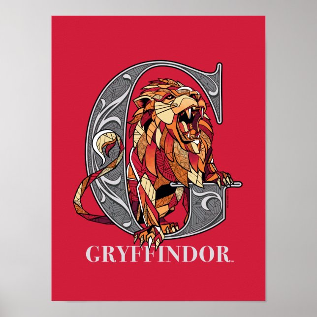 Poster Emblème de hachage GRYFFINDOR™ (Devant)