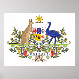 Poster emblème national australien