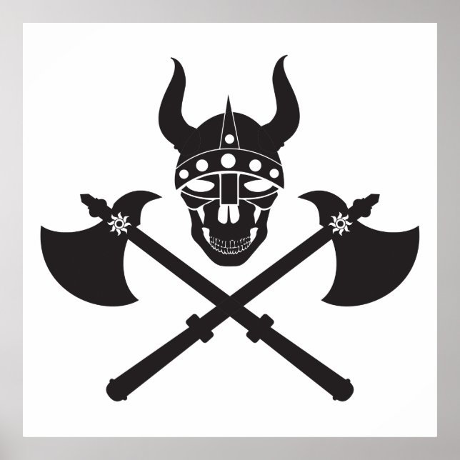 Poster emblème viking (Devant)