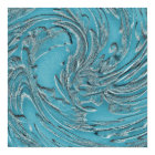 Embossé En Turquoise