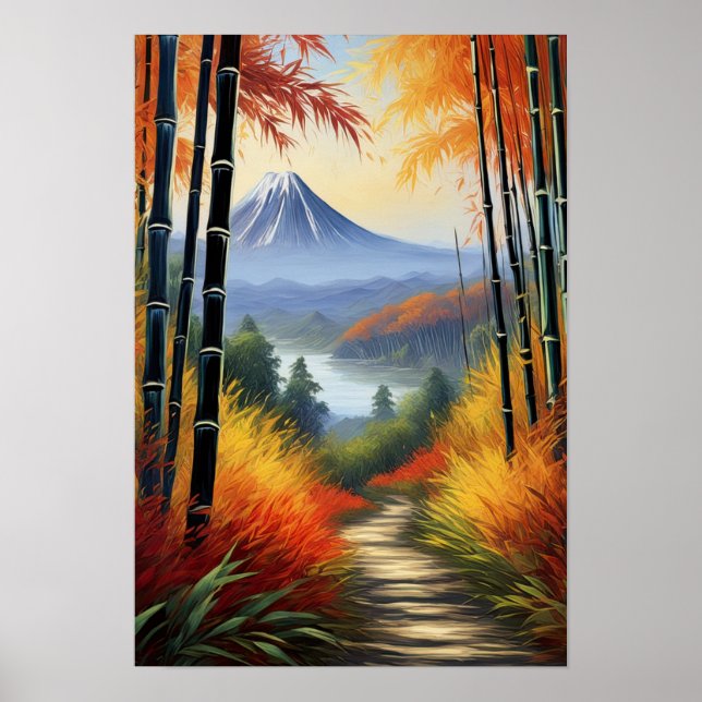 Poster Embrace d'automne, Bamboo Forest Valley (Devant)