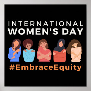 Poster Embrace Equity International Women's Day 2023