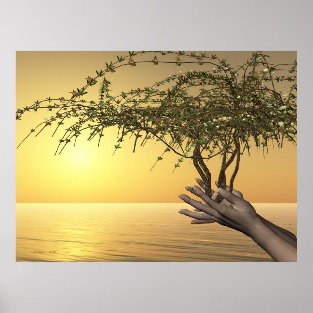 POSTER EMBRASSE DE LA VIE IMPRIMER (Devant)