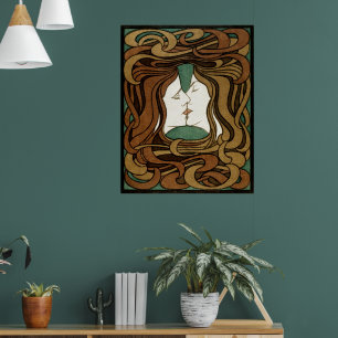 Poster Embrasse éternelle : 'Le baiser' de Peter Behrens