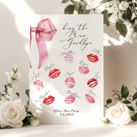 Embrasse la fête Miss Goodbye Pink Bow Hen