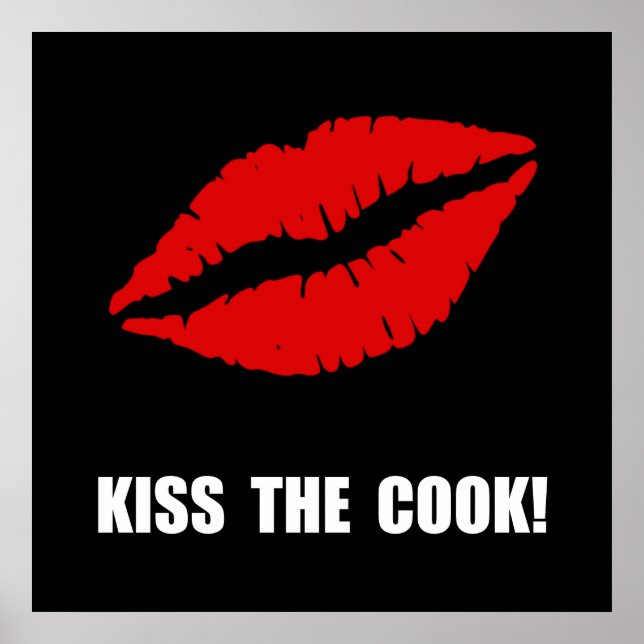 Poster Embrasse Le Cuisinier (Devant)