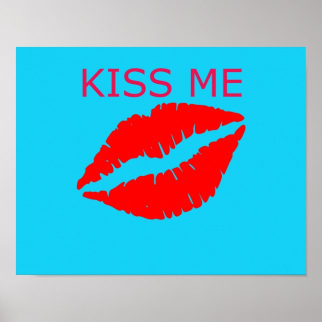 Poster Embrasse-moi (Devant)