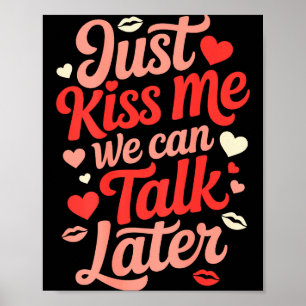 Poster Embrasse-moi simplement, nous pourrons parler plus