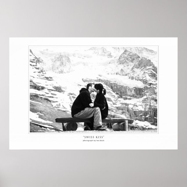 Poster Embrasse suisse (Devant)