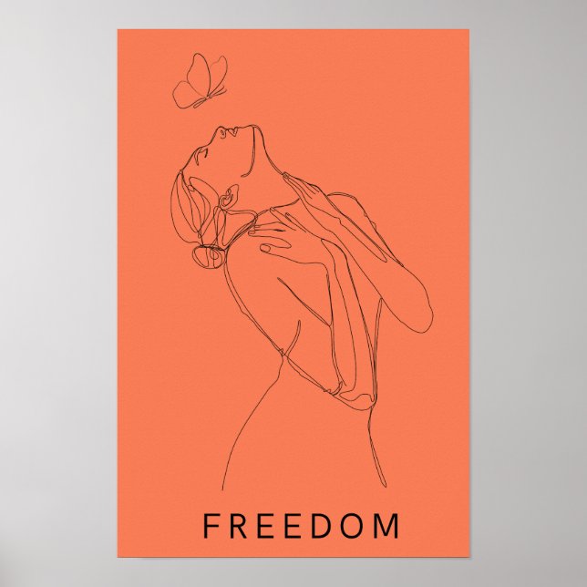 Poster Embrasser la liberté : La femme et l'art de la lig (Devant)
