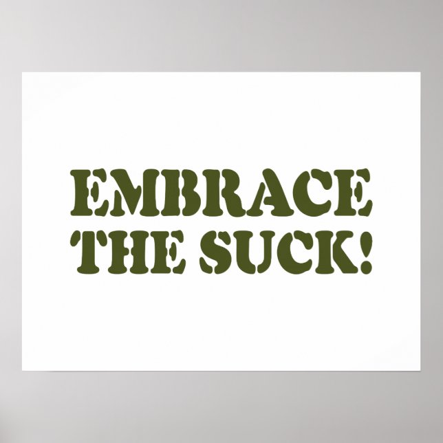 POSTER EMBRASSEZ LE SUCK ! (Devant)