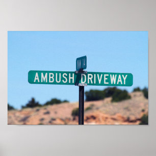 Poster Embuscade Driway in New Mexico