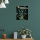 Emerald Green Forêt enchantée Quinceañera Bienvenu