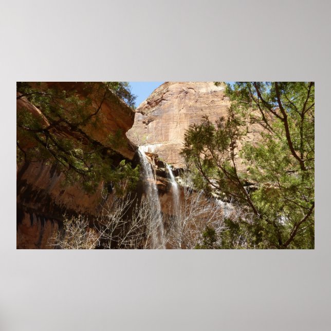 Poster Emerald Pool Falls I du parc national Zion (Devant)