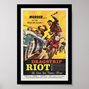 Poster Émeute Dragstrip