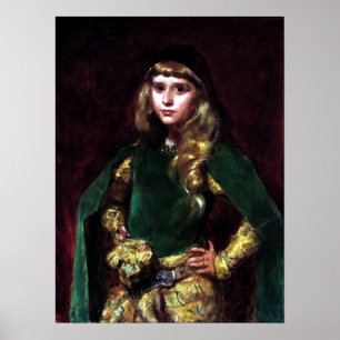 Poster Emile Auguste Carolus-Duran Natalie at Ten