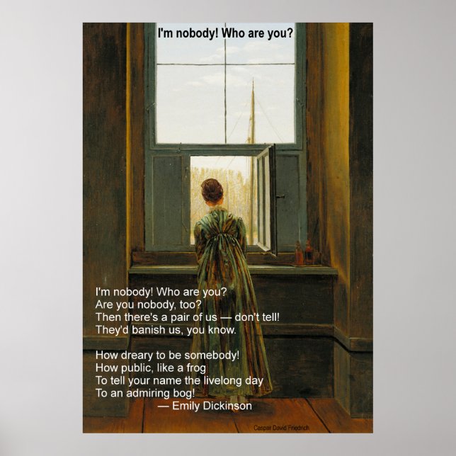 Poster Emily Dickinson's I'm Never ! Qui êtes-vous ? (Devant)