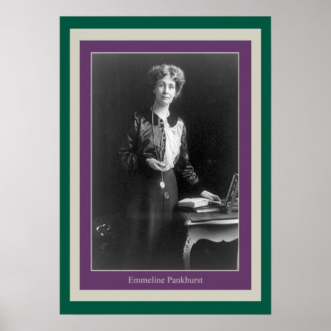 Poster Emmeline Pankhurst (Devant)