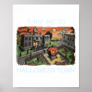 Poster Emmenez-Moi Au Costume Halloween Town Halloween