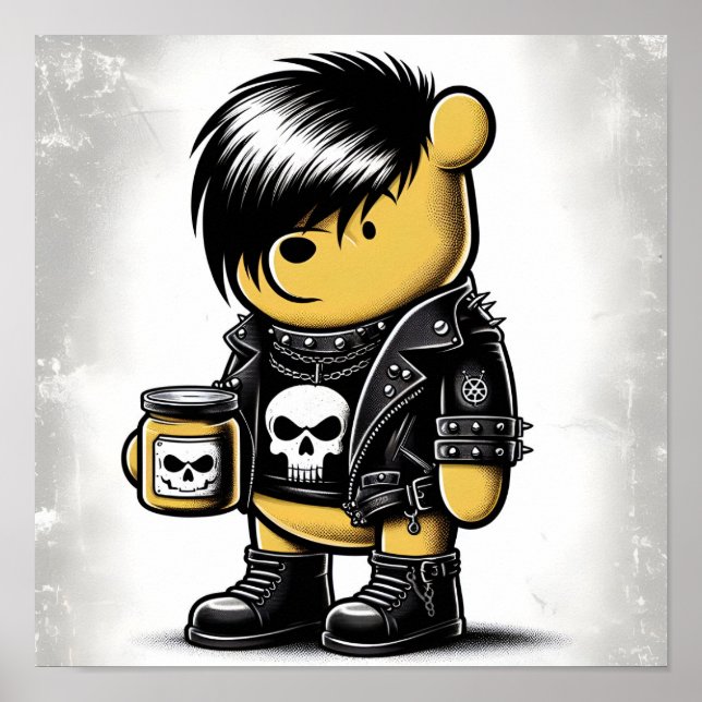 Poster Emo Winnie l'Ourson 1 (Devant)