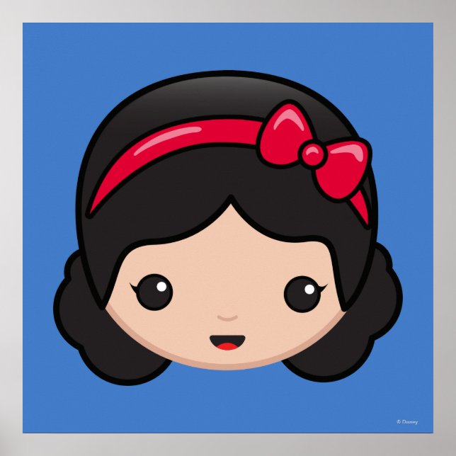 Poster Emoji Blanche Neige (Devant)