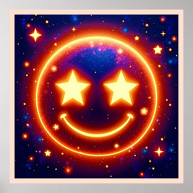 Poster Emoji Étincelant (Devant)