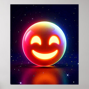 Poster Emoji Orb Joyeux