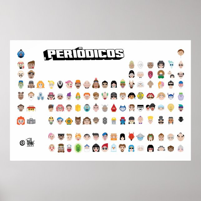Poster Emojis Periódicos (Devant)