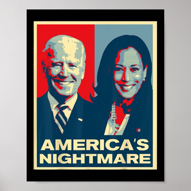 Poster Empeach Biden Harris Maintenant Anti Joe Biden (Devant)