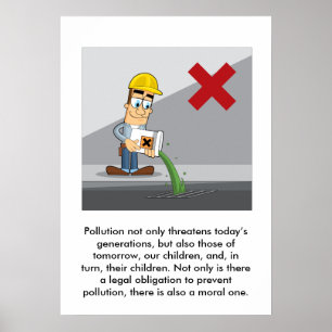 Poster Empêchement de la pollution 001