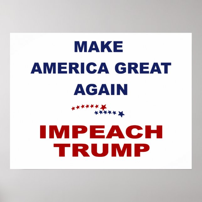 Poster Empêcher Trump (Devant)