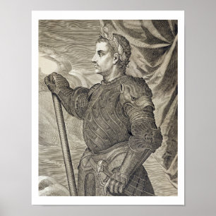 Poster Empereur de D. Claudius César de Rome de l'ANNONCE