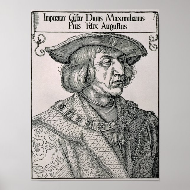 Poster Empereur Maximilien Ier d'Allemagne (Devant)