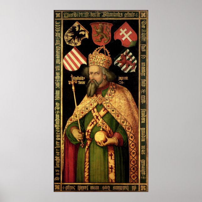 Poster Empereur Sigismund, Saint Empereur Romain (Devant)