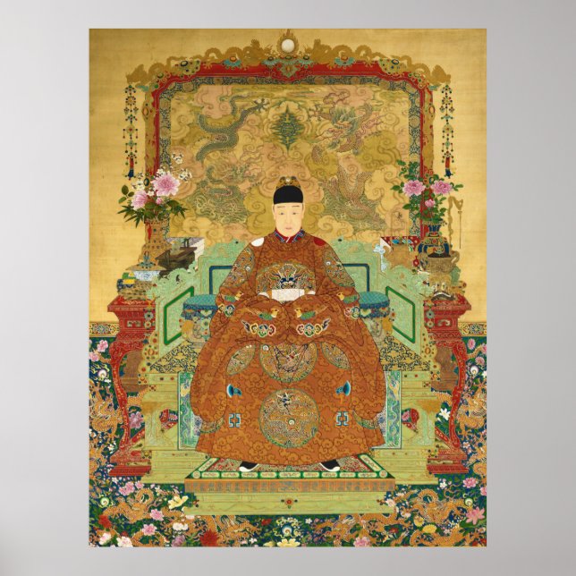 Poster Emperor Zhe (artist Unknown) after 1620 (Devant)