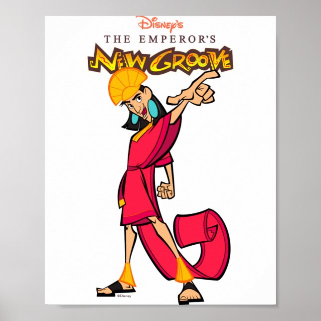 Poster Emperors New Groove Kuzco  (Devant)