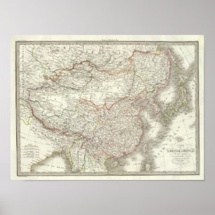 Poster Empire Chinois, Japon - empire chinois et Japon