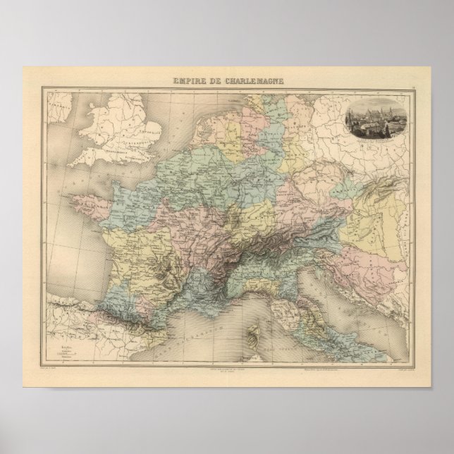 Poster Empire de Charlemagne (Devant)