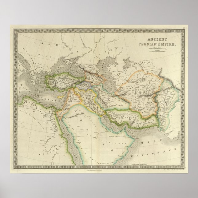 Poster Empire perse antique (Devant)
