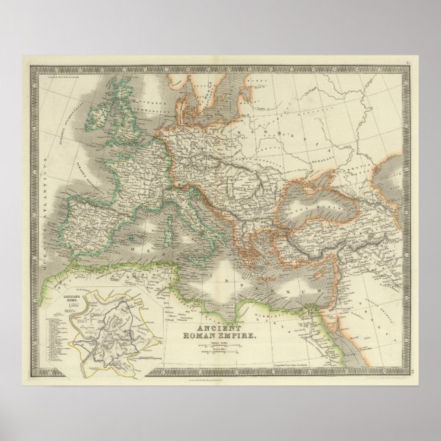 Poster Empire romain antique (Devant)