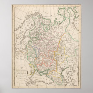 Poster Empire russe, Europe Antheil