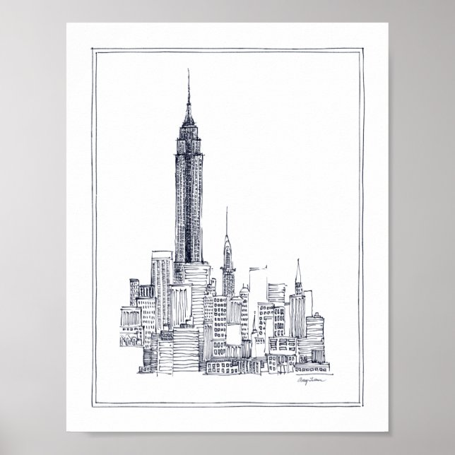 Poster Empire State (Devant)
