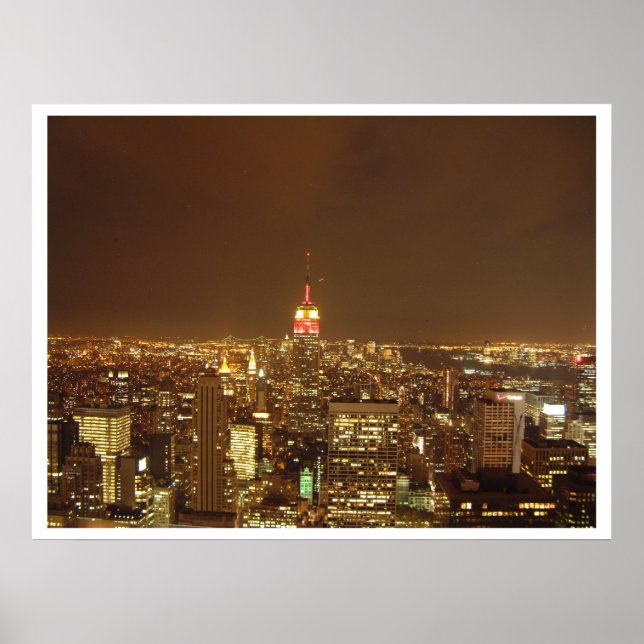 Poster Empire State Building (Devant)