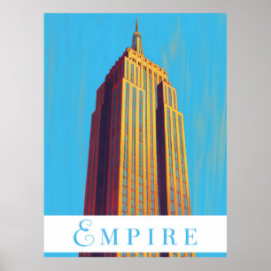 Poster Empire State Building New York City