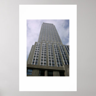 Poster Empire State Building NYC
