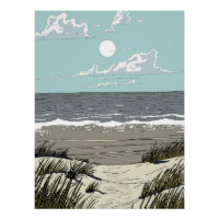 Emplacement de plage estivale
